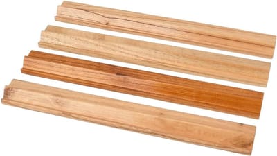 Mahjong Tegelrekken - Spel Accessoires - Spel Organisatie - Set van 4 Stuks - 40cm Lengte - Natuurlijk Hout