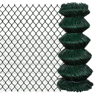 vidaXL - Gaashek - 0,8x15 - m - staal - groen