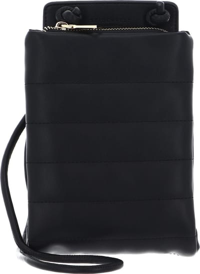 SEIDENFELT MANUFAKTUR Schoudertas Atna Mobile Black / Gold Zwart