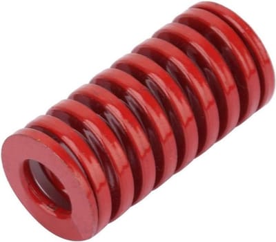 Sterven lente buitendiameter 22 mm binnendiameter 11 mm - Rode Compressie veer - Midden belasting - 1 stuk