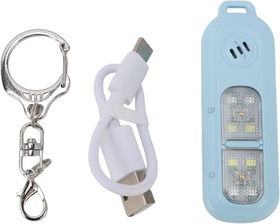 Veiligheidsalarm Sleutelhanger - Paniekknop Persoonlijk Alarm - Persoonlijke Beveiliging - 130dB Luid Alarm - 9L x 6B x 2H cm