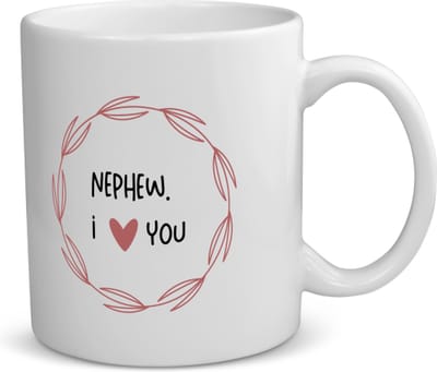 Akyol - nephew i love you koffiemok - theemok - Neef - de liefste neef - verjaardagscadeau - verjaardag - cadeau - cadeautje voor neef - neef artikelen - kado - geschenk - gift - 350 ML inhoud