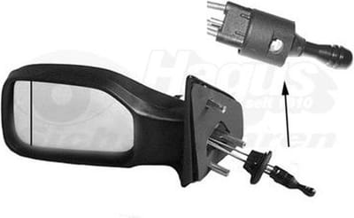 VanWezel 4009813 - Rétroviseur complet gauche pour Peugeot 106 jusque 06/1996