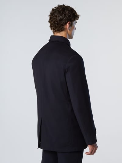 North Sails Horizon Wool Blend Trench Jas Blauw S Man
