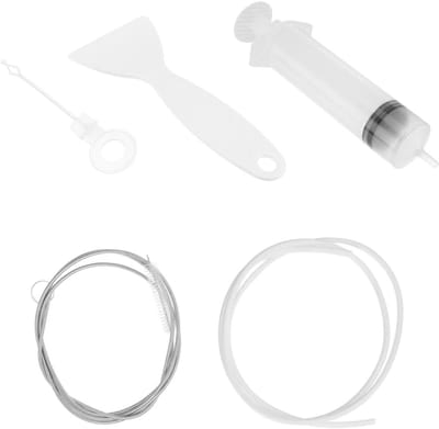 Koelkast Ontstopper Set - Afvoer Reiniger - Koelkast Onderhoud - Flexibele Dredge Tool - 20 cm - Wit