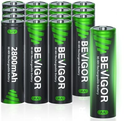 Oplaadbare AA Industriebatterijen 2800mAh 1.2V NiMH - Direct Inzetbaar, Vooropgeladen