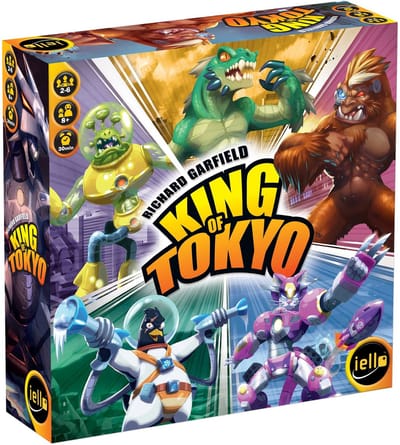 Dailygoods- Strategisch Spel - King of Tokyo 2016 Edition - Bordspel voor Volwassenen - Kaartspel - Bordspellen voor Kinderen - 20 Overwinningspunten om te winnen