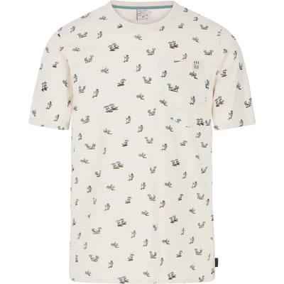 Protest Prtelston – T shirt Heren – Korte mouwen – Ronde hals