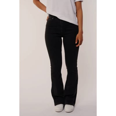 America Today Peggy Washed Black Größe: W26 | Ausgestellte Hosen Outlet | Damen | Schwarz