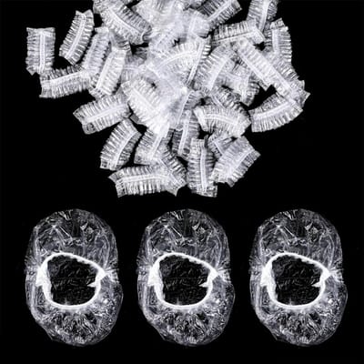 Dailygoods- Oorbeschermers 300 stuks - Waterdichte Oorbeschermers - Transparante Oorbeschermers - Geschikt voor Douche - Elastische Maat - Goed Materiaal - Douchekap