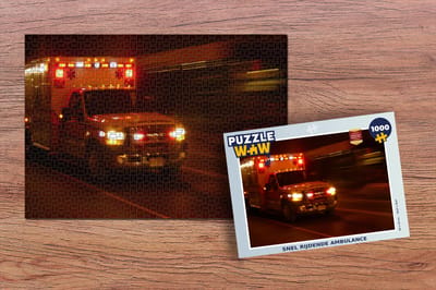 Puzzel Snel rijdende ambulance - Legpuzzel - Puzzel 1000 stukjes volwassenen