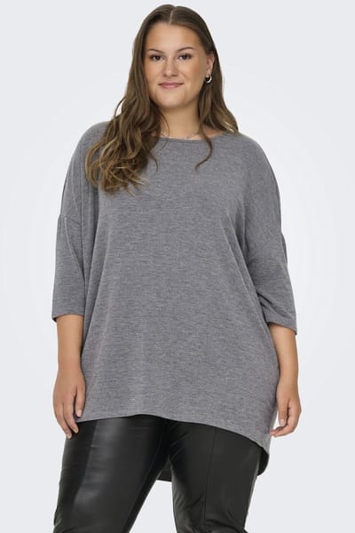 ONLY CARMAKOMA - CARLAMOUR 3/4 TOP JRS NOOS - Dames - Blouses