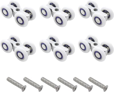 12-delige set schuifdeuren voor wandbevestiging, ideaal voor ruimtesbesparing en moderne interieurs