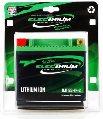 Lithium-elektriumaccu voor Ducati 821 Hypermotard SP 2013-2016 hjt12b-fp-s / 12,8 V 4,8 Ah nieuw