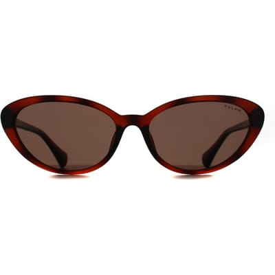 Ralph by Ralph Lauren RA5338U 614913 glanzende donker havana bruine zonnebril