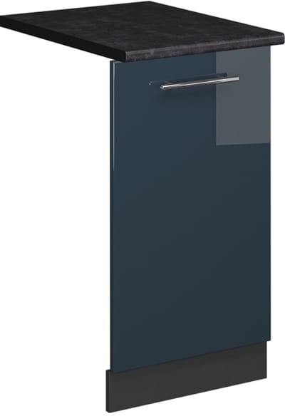 Vicco Fame-Line Vaatwasserfrontpaneel – 45 cm, WB Antraciet Donkerblauw hoogglans