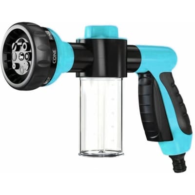 Hogedrukspuit Hondendouchepistool Verstelbare Huisdier Wasreiniging Bad Water Schuim Zeepspuit Hond Schoonmaakgereedschap Hondentoebehoren Decor blauw