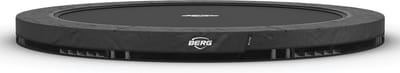 BERG SPORTS Elite InGround 380 Trampoline - Rond - AirFlow Pro Springdoek - TwinSpring - Grijs