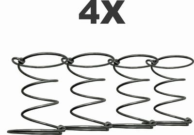 Koppelveren - Springveren - 4 slags - 4 stuks - 3.6mm dik - Meubelrenovatie - Meubelstoffering