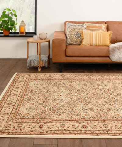 Perzisch tapijt - Mirage Royal beige/rood 80x150