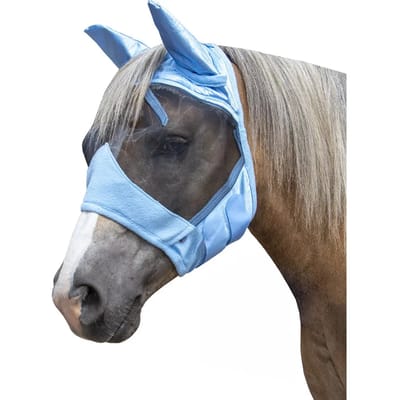MHS wave frontriem - Zipped Black II - bruin leer - Cob (39,5cm)