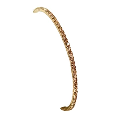 Nivard Armband - Staal - Nep Zilver - Dames - Nep Goud/Paars