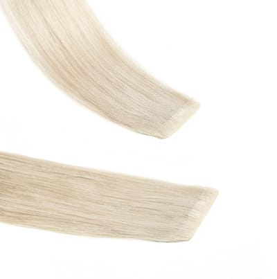 hair2heart Invisible Tape Extensions Echthaar Premium - 10 tapes 40 cm 10/1 lichtblond as