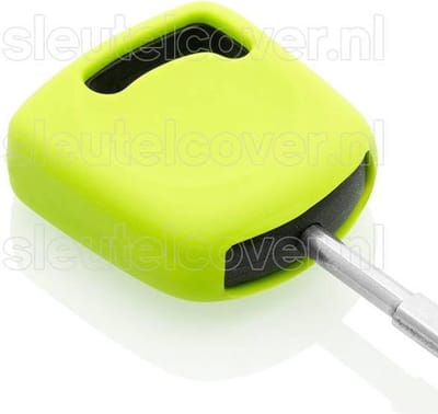 Autosleutel Hoesje geschikt voor Ford - SleutelCover - Silicone Autosleutel Cover - Sleutelhoesje Lime groen