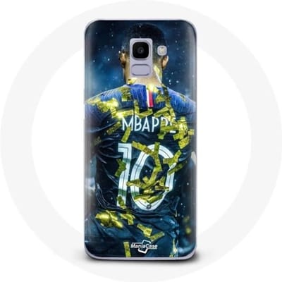 Case voor Samsung Galaxy J6 2018 Mbappé Voetbal