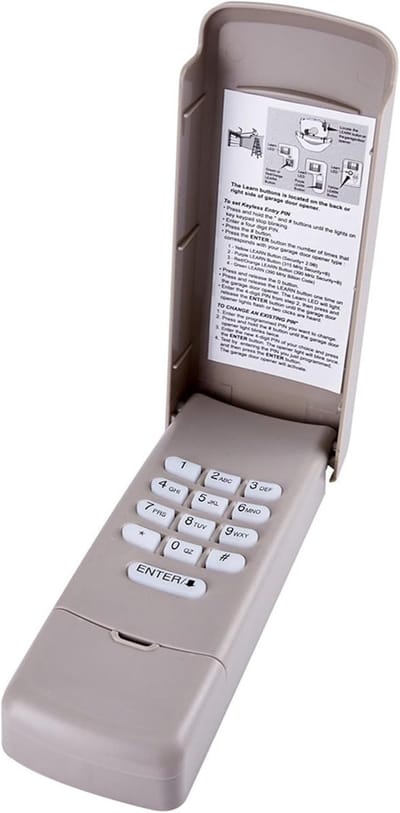 Garagedeuropenertoetsenbord - Draadloos Keyless Entry - Garagedeur Bediening - Universeel Compatibel - 16x7x3 cm