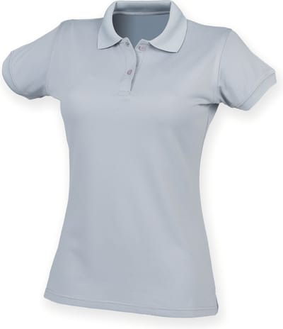 Henbury Ladies Coolplus® Polo Shirt H476 - Silver Grey - XXL