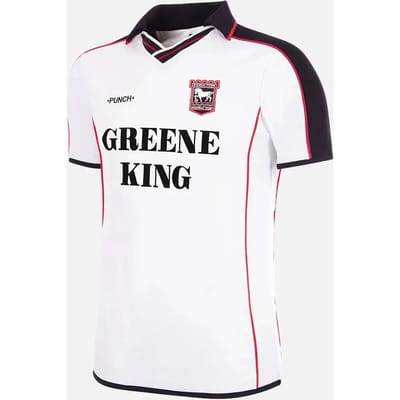 COPA Football - Ipswich Town FC 2000 - 01 Uit - Retro Voetbalshirt - Heren - XS - Wit