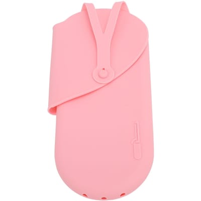 Siliconen Hittebestendige Houder Mat Pouch Antislip Stijltang Houder voor Stijltang Krultang roze