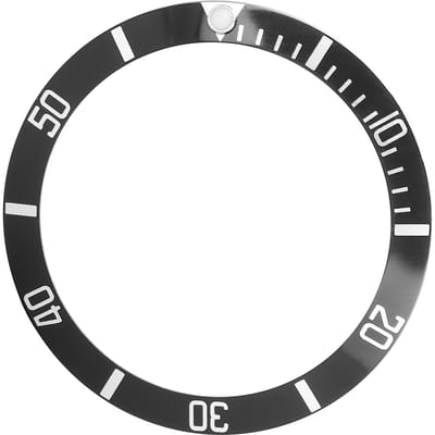 Professionele Horloge Bezel Inzet Lus Vervanging Horloge Bezel Inzet Ring AccessoireGroen zwart