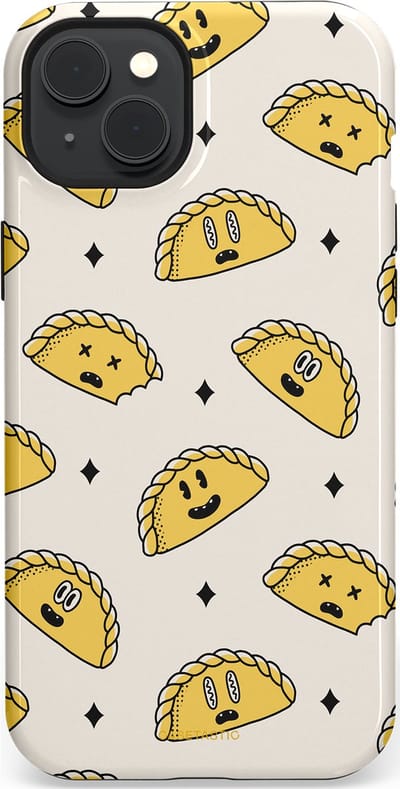 Casetastic Hoesje Geschikt voor Apple iPhone 15 Plus Magsafe - Stijlvolle Beschermende Duo-layer Case - Pastei gerei