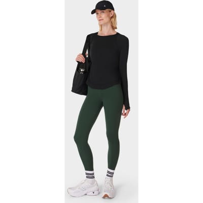 Sweaty Betty Breathe Easy Long Sleeve Top ZWART - Maat XS