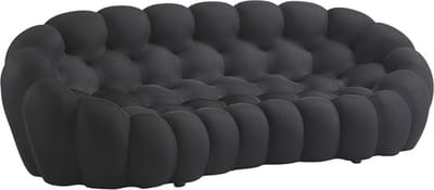 Victoria Bubble 3-zitter Bank - Zwart
