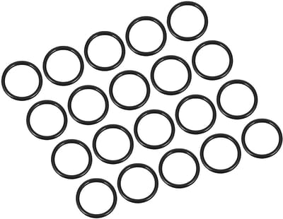 Rubberen Afdichtingen - Ronde Pakking - Lekkages Voorkomen - Duurzaam Nitril Materiaal - 20 Stuks - Zwart