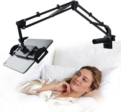 Ipad-Houder Voor In Bed - Tablethouder Voor In Bed - Opvouwbare Standaard - 360° Draaibare Tablethouder Voor Op Het Bureau - Voor Smartphones En Tablets Van 3,5 Tot 10,6 Inch
