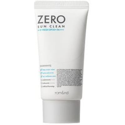 [rom&nd] Zero Sun Clean SPF50+ PA++++ 50ml (01 Frais / 02 Éclaircissant) Protection UV Légère et Sans Résidus 01 fresh