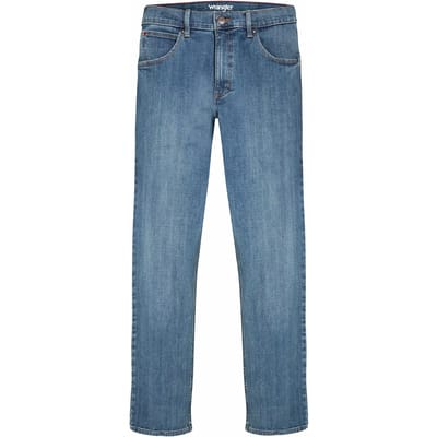 Wrangler Heren Jeans Broeken TEXAS regular/straight Fit Blauw 42W / 32L Volwassenen