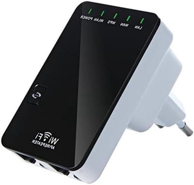 Wifi Versterker - Wifi Repeater Access Point - Draadloos Bereik Vergroten - 2 RJ45 Poorten