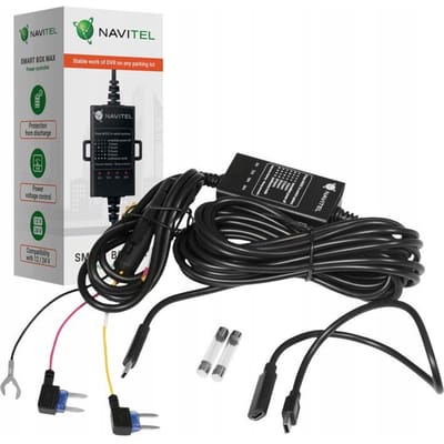 Navitel SMART BOX MAX - Adapter voor Voedingsbron - 12-40 V Ingang - 5 V Uitgang - 4.5 m Kabel