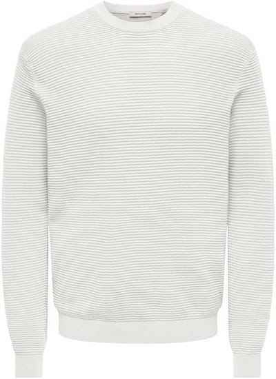 ONLY&SONS - ONSRON REG LS CREW NECK KNIT NOOS - Heren - Gebreide truien