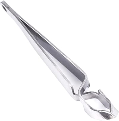 Tekenpincet Set - Tekenhaak Pincet - Huisdier Verzorging - Roestvrij Staal - 9 cm - Zilver