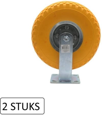 Benson Bokwiel met anti-lek band - robuust ontwerp - maximale belasting 130 kg - set van 2