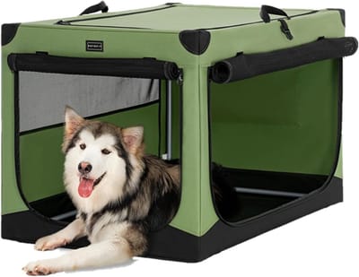 Opvouwbare Transportbox voor Hond met Stevig Frame - Veilig en Ventilerend