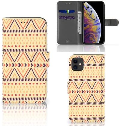 Apple iPhone 11 Telefoon Hoesje Aztec Yellow