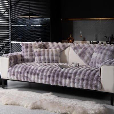 Bankkussen Winter Verdikt Fleece Kussen Antislip Hoogwaardige Bankhoes Hoesstof Franse Entree Lux 70*70cm