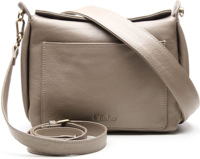 Chabo Bags - Lucy Shoulder Bag - Schoudertas - Leer - Grijs